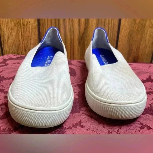 Woman ROTHY’S White Original Slip On Sneaker Shoe Sz 7.5 - Picture 2 of 12